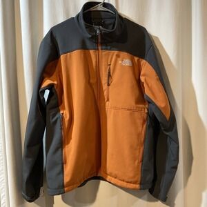 North Face TNF Apex Softshell Bionic Jacket, Men's Large Orange Gray, 2014 Ed